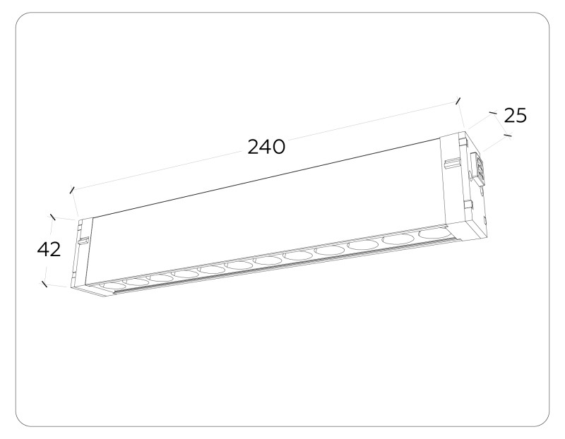 Светильник на шине Ambrella Light GL1301