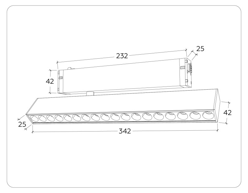 Светильник на шине Ambrella Light GL1351