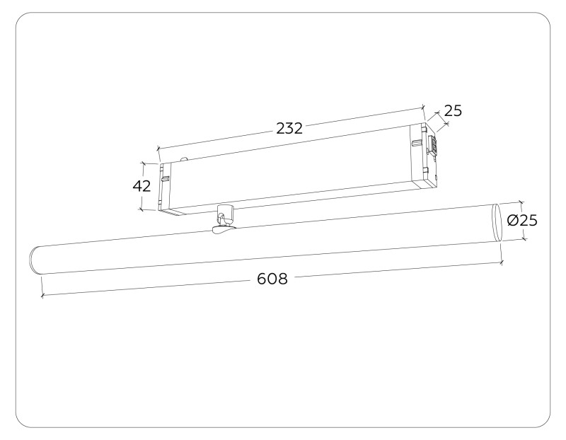 Светильник на шине Ambrella Light GL1361