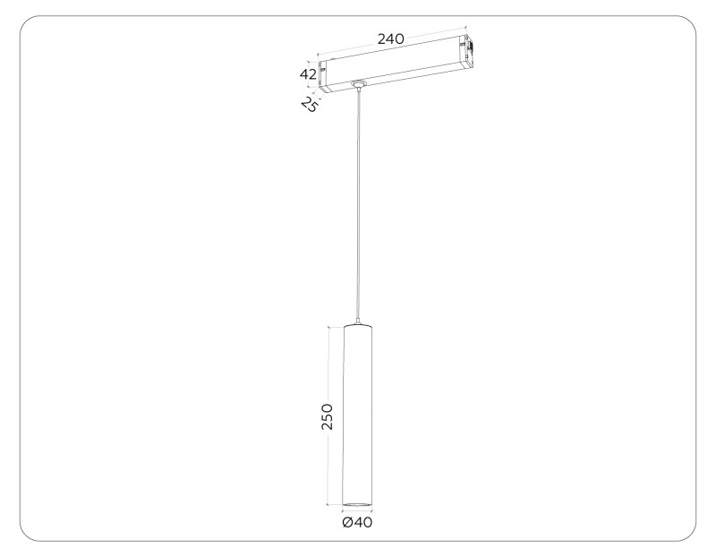 Светильник на шине Ambrella Light GL1432