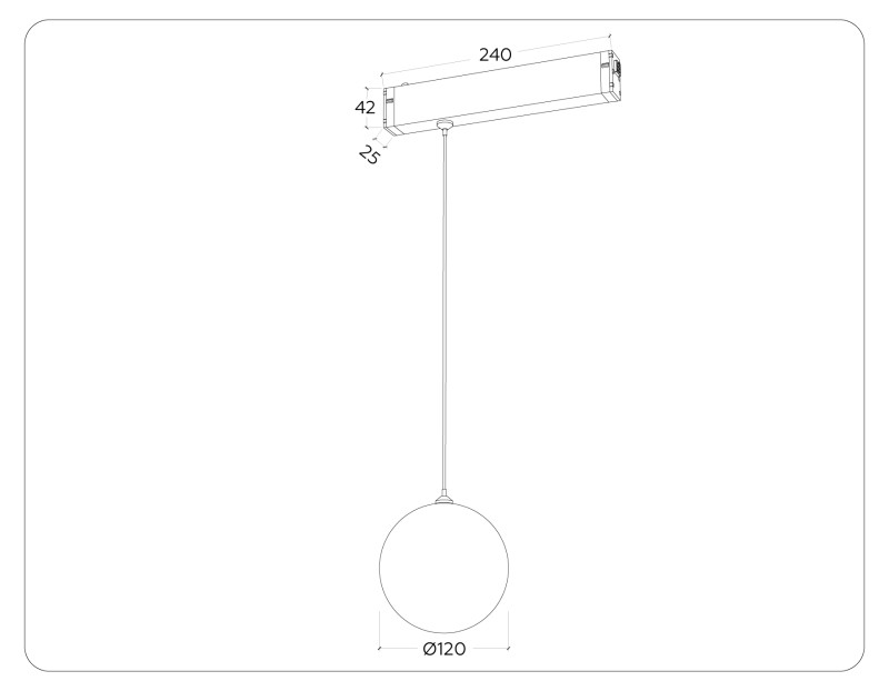 Светильник на шине Ambrella Light GL1441