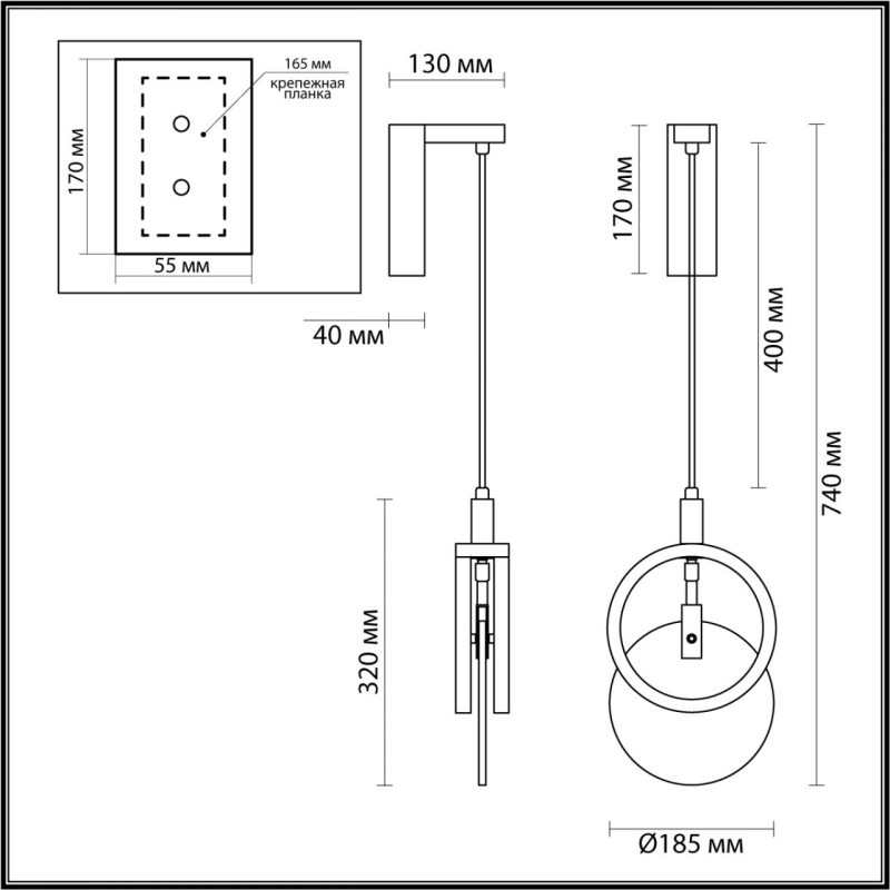 Бра Odeon Light 5422/17WL