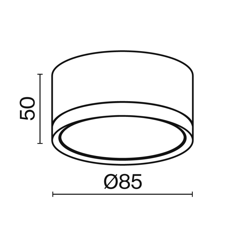 Накладной светильник Maytoni Technical C086CL-GX53-SRD-W