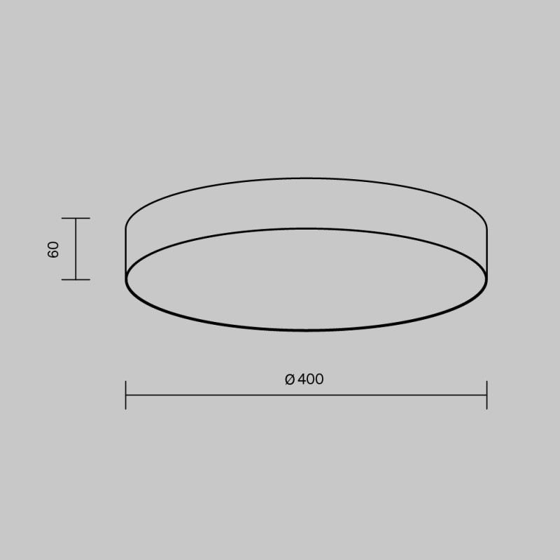 Накладной светильник Maytoni Technical C032CL-45W3K-RD-W