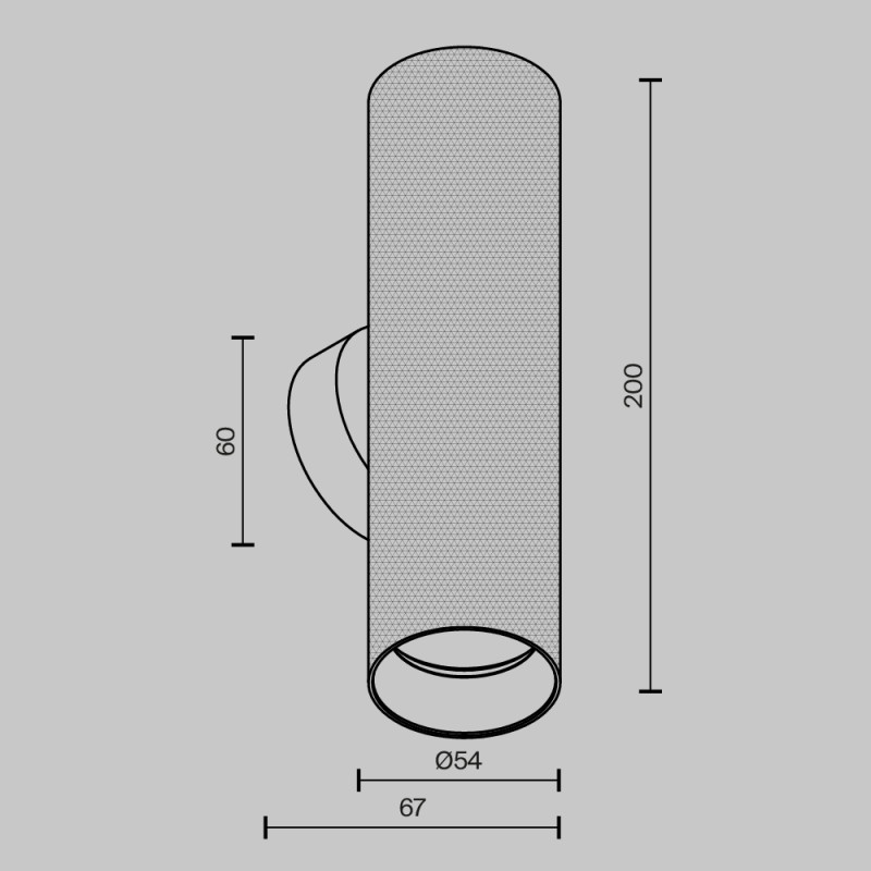 Бра Maytoni Technical C080WL-02-GU10-B