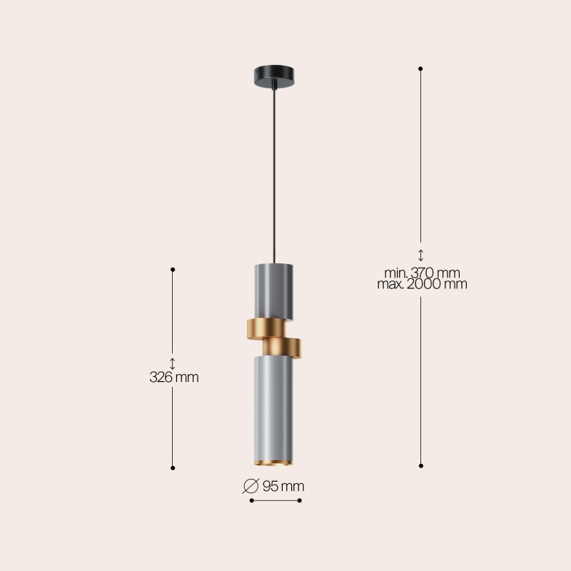 Подвесной светильник Maytoni MOD303PL-01CFL2