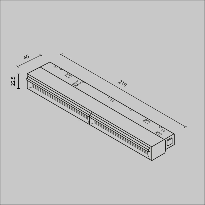 Светильник на шине Maytoni Technical TR106-2-12W3K-W