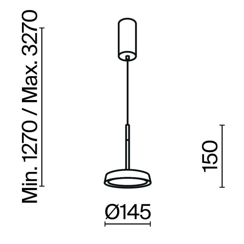 Подвесной светильник Maytoni MOD041PL-L15WG3K