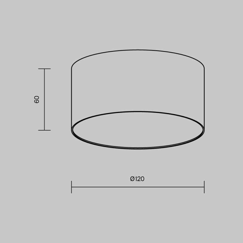 Накладной светильник Maytoni Technical C032CL-12W3K-RD-W