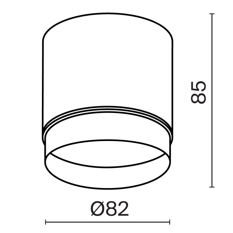 Накладной светильник Maytoni Technical C088CL-GX53-B