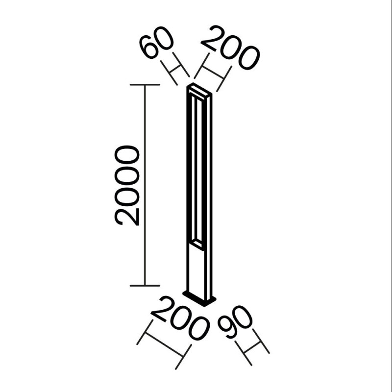 Садово-парковый светильник Maytoni O425FL-L25GF