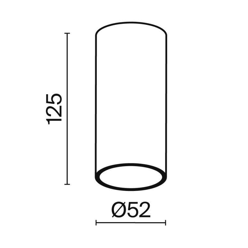 Накладной светильник Maytoni Technical C056CL-L12W4K-W-D-W