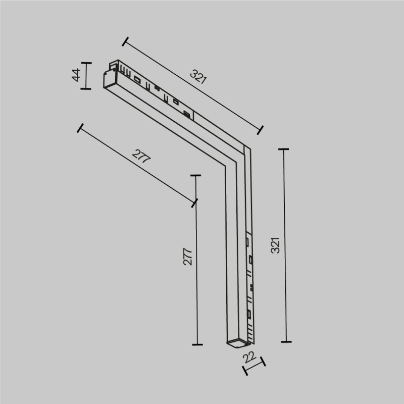 Светильник на шине Maytoni Technical TR102-24W-DS-W