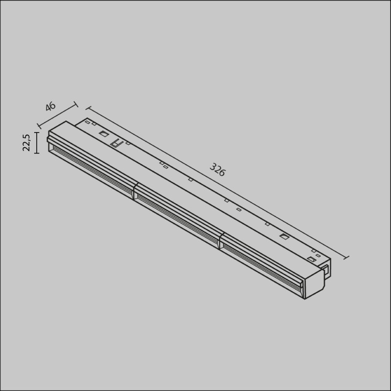 Светильник на шине Maytoni Technical TR106-2-18W3K-B