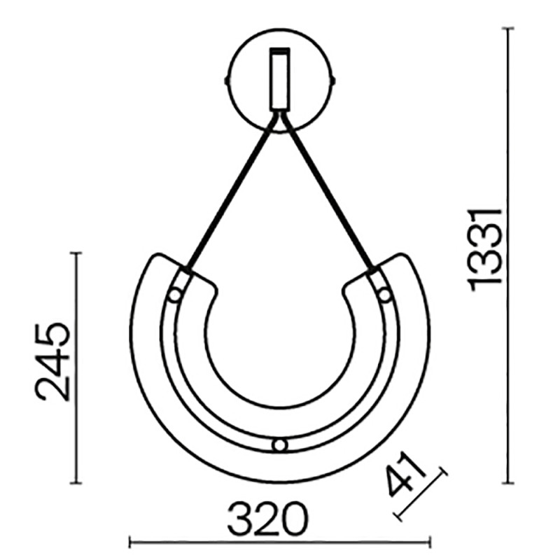 Бра Maytoni P091WL-L18G3K