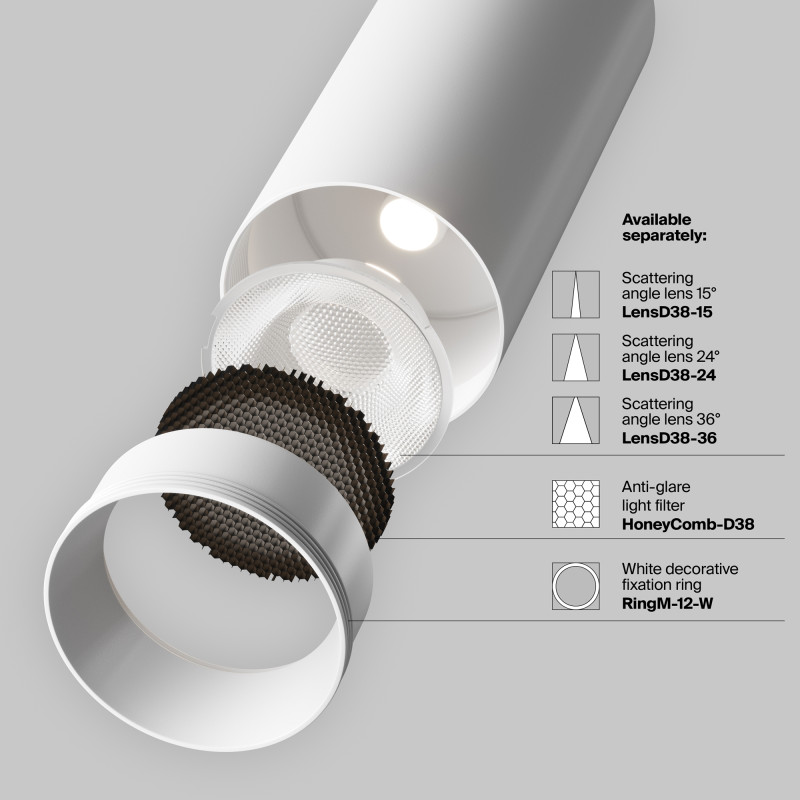 Светильник на шине Maytoni Technical TR021-1-12W3K-W-W