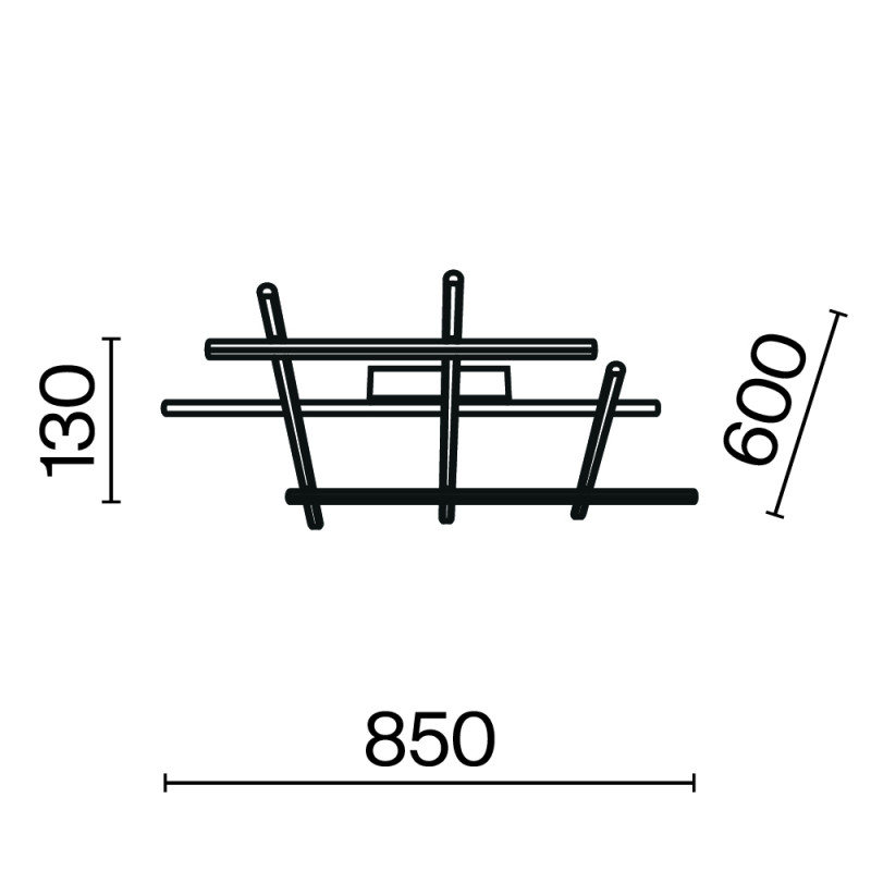 Накладной светильник Maytoni MOD278CL-L50G3K