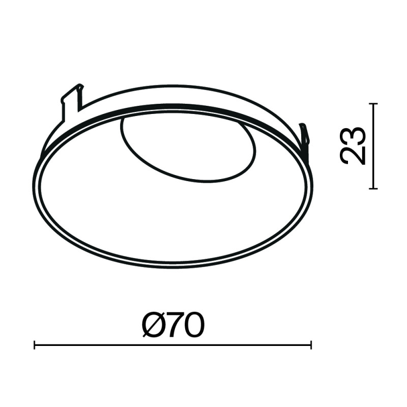 Вставка Maytoni Technical Ring057-10-MG