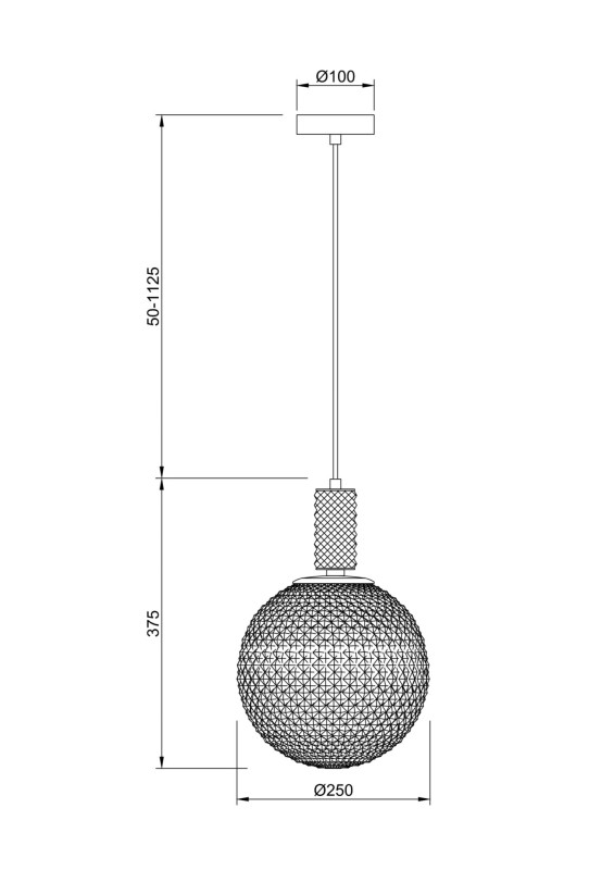 Подвесной светильник Maytoni P030PL-01CH