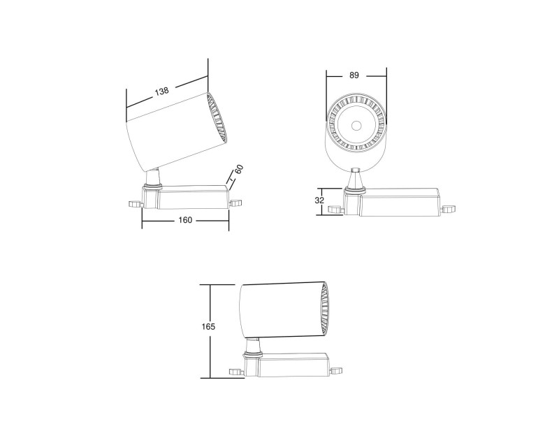 Светильник на шине Maytoni Technical TR029-3-20W3K-W