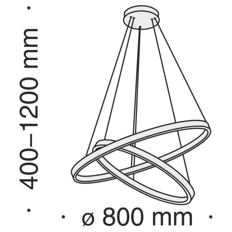 Подвесная люстра Maytoni MOD058PL-L74B4K