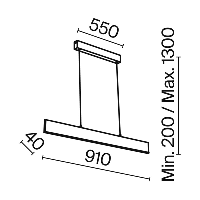 Линейный светильник Maytoni Technical P010PL-L23B4K