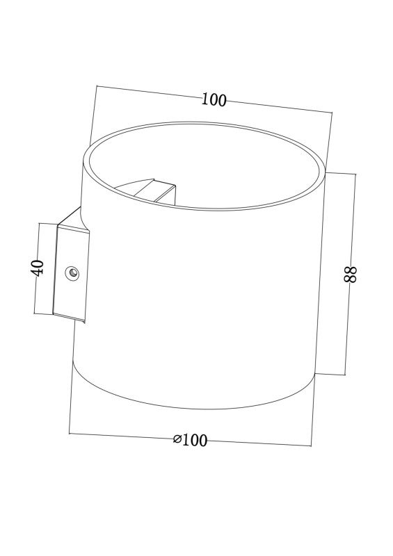 Бра Maytoni Technical C066WL-01MG