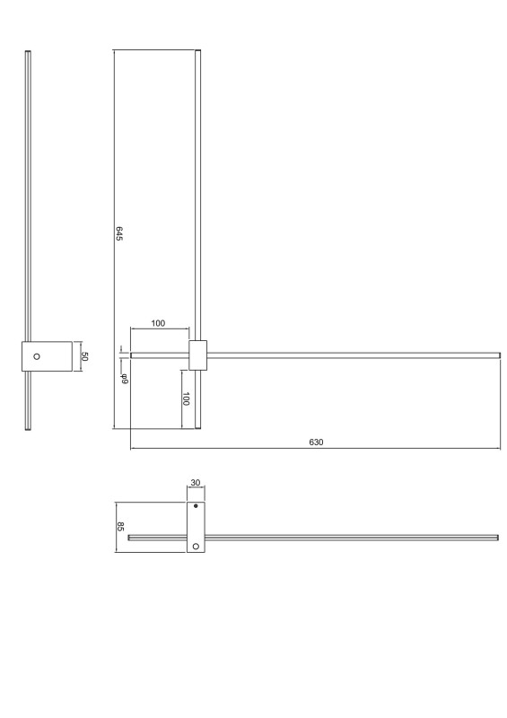 Бра Maytoni Technical C070WL-L12GB3K