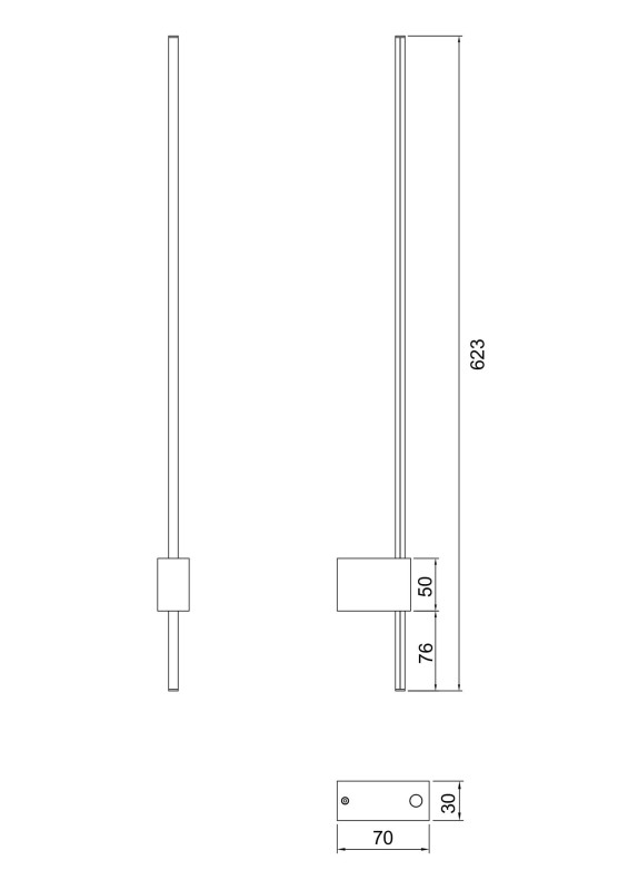 Бра Maytoni Technical C070WL-L6GB3K