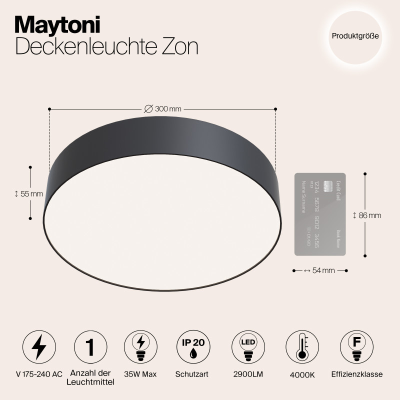 Накладной светильник Maytoni Technical C032CL-L43B4K