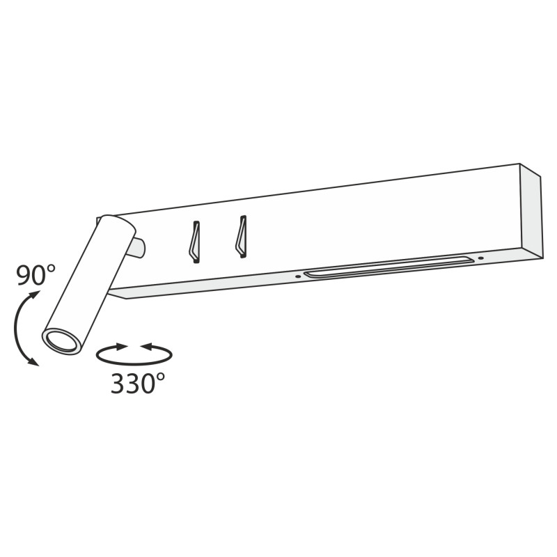 Бра Maytoni Technical C031WL-L8B3K