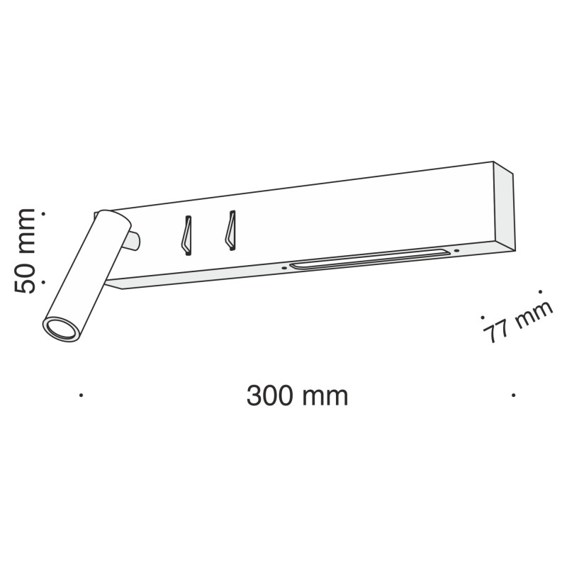 Бра Maytoni Technical C031WL-L8B3K