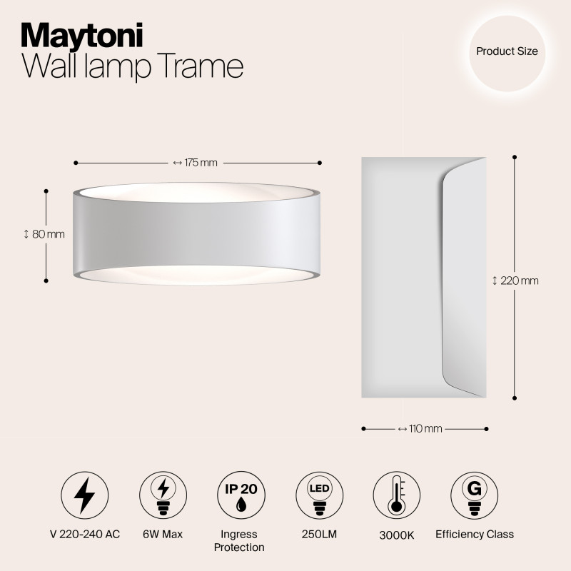 Бра Maytoni Technical C806WL-L5W