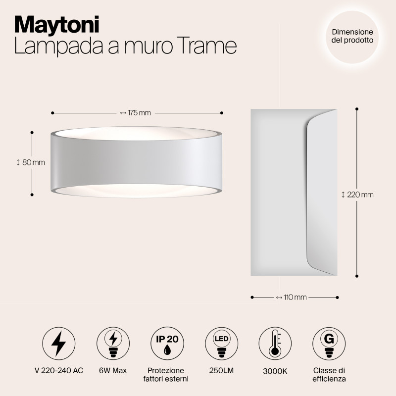 Бра Maytoni Technical C806WL-L5W