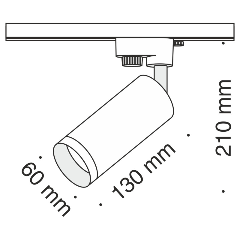 Светильник на шине Maytoni Technical TR004-1-GU10-MG