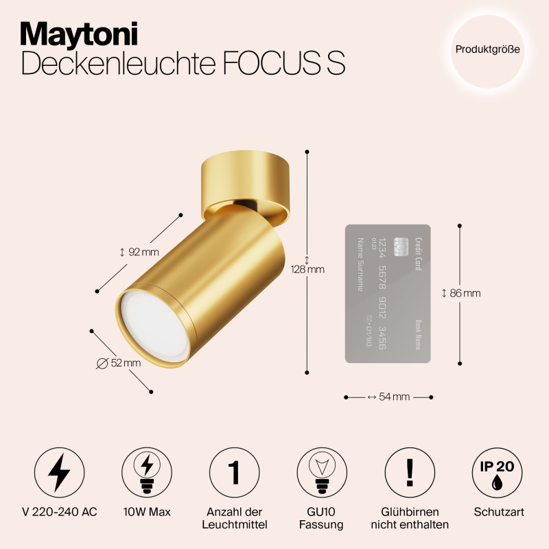 Спот Maytoni Technical C050CL-U-1MG