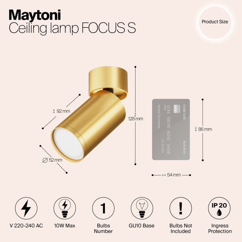 Спот Maytoni Technical C050CL-U-1MG