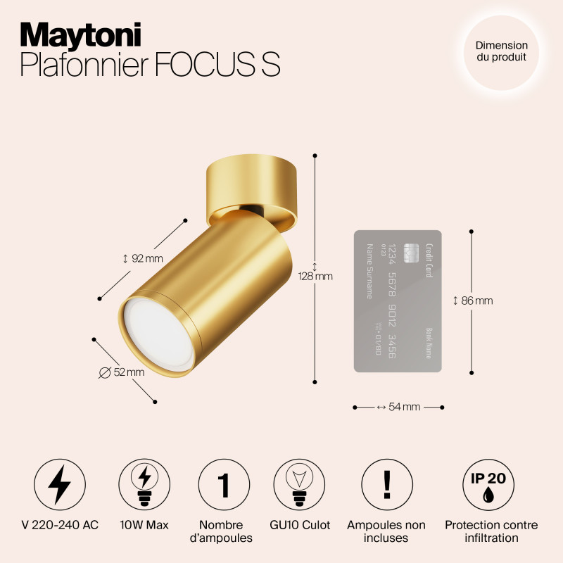 Спот Maytoni Technical C050CL-U-1MG