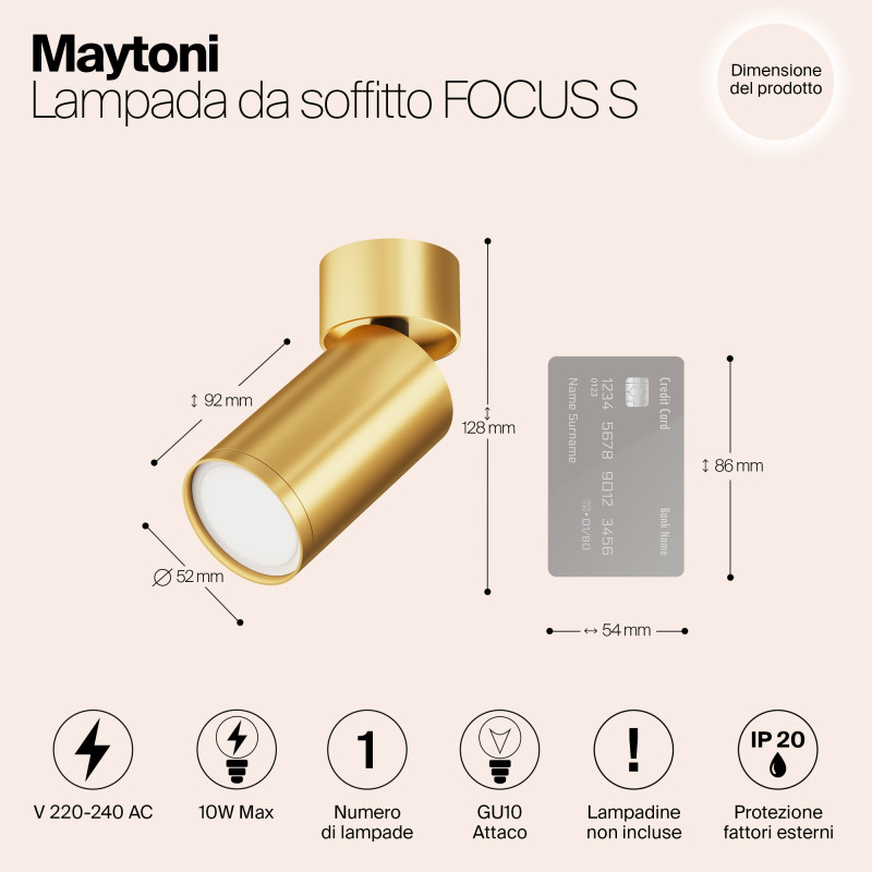 Спот Maytoni Technical C050CL-U-1MG