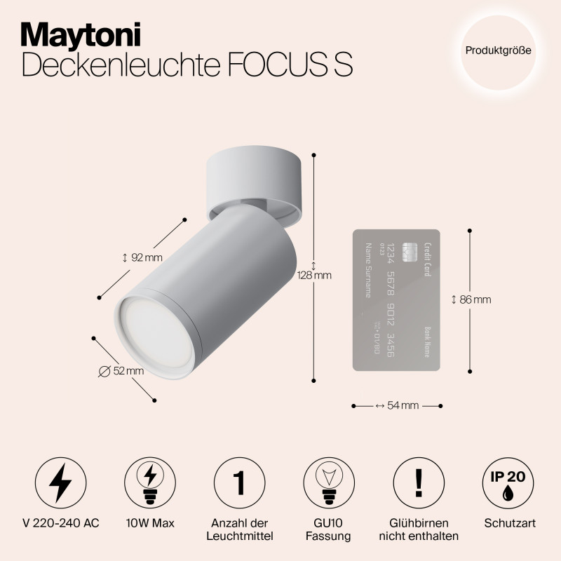 Спот Maytoni Technical C050CL-U-1W