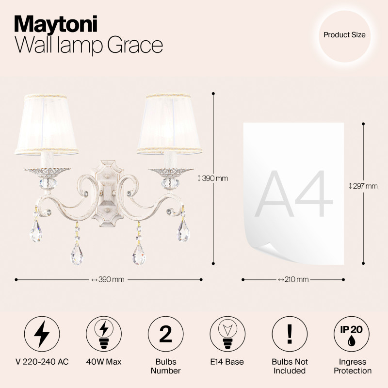 Бра Maytoni ARM247-02-G