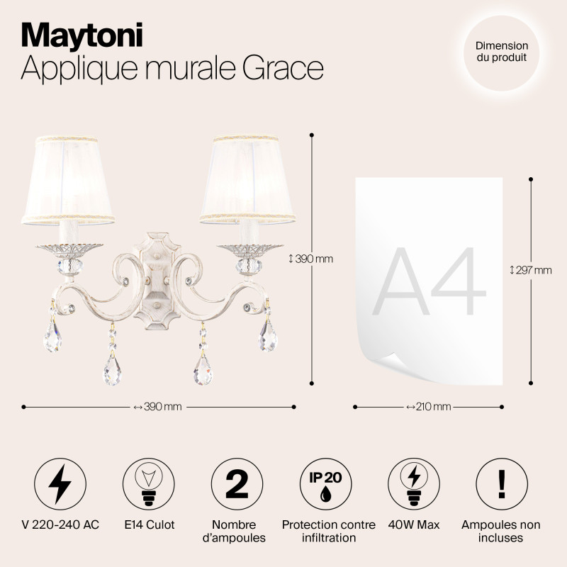 Бра Maytoni ARM247-02-G