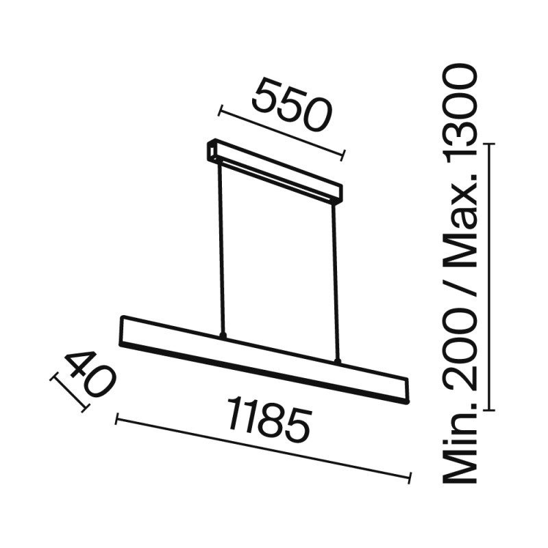 Линейный светильник Maytoni Technical P010PL-L30W4K