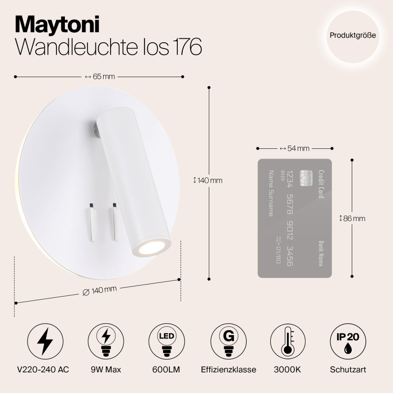 Спот Maytoni Technical C176-WL-01-6W-W