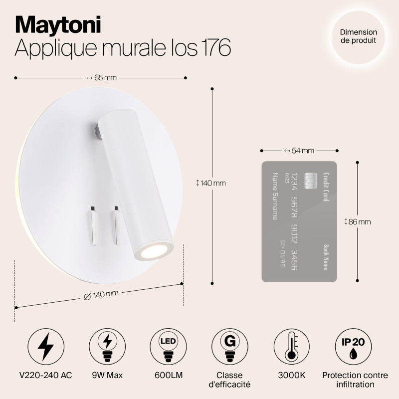 Спот Maytoni Technical C176-WL-01-6W-W