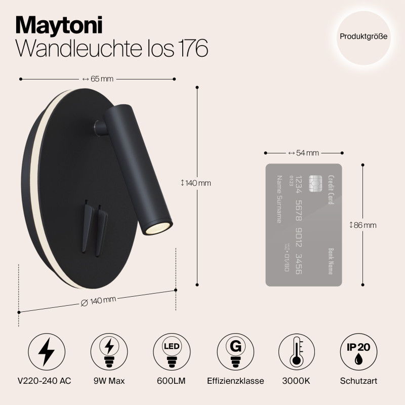 Спот Maytoni Technical C176-WL-01-6W-B