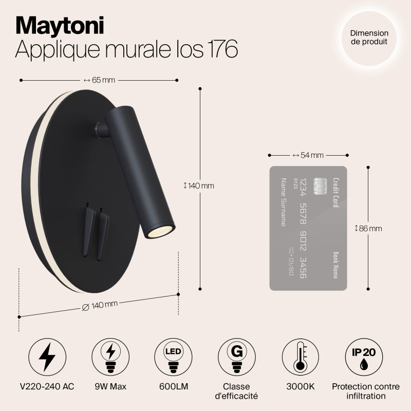 Спот Maytoni Technical C176-WL-01-6W-B