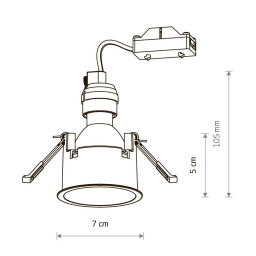 Встраиваемый светильник Nowodvorski 10788