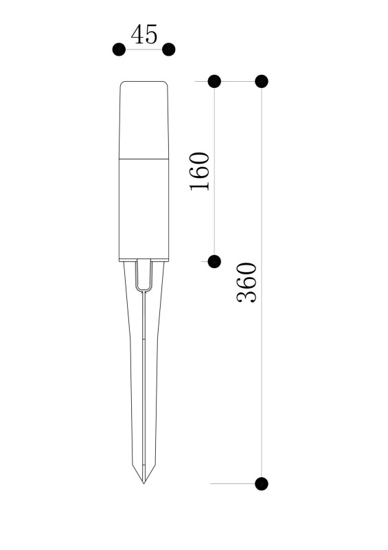 Грунтовый светильник Maytoni O416FL-L3B3K