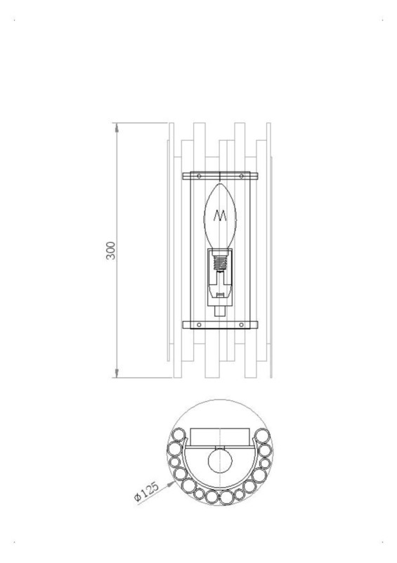 Бра Maytoni MOD136WL-01BS